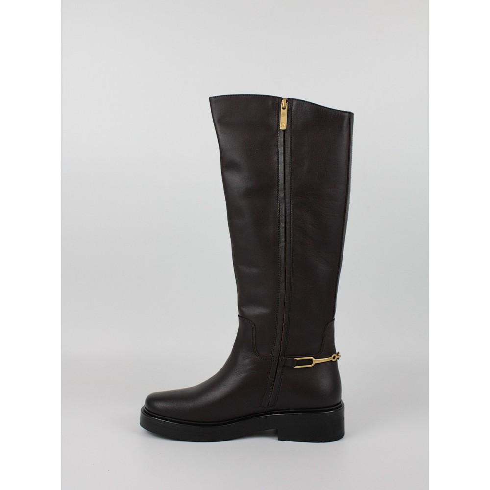 Γυναικεία ΜπόταTommy Hilfiger Th Horsebit Riding Long Boot FW0FW08863-GR8 Καφέ