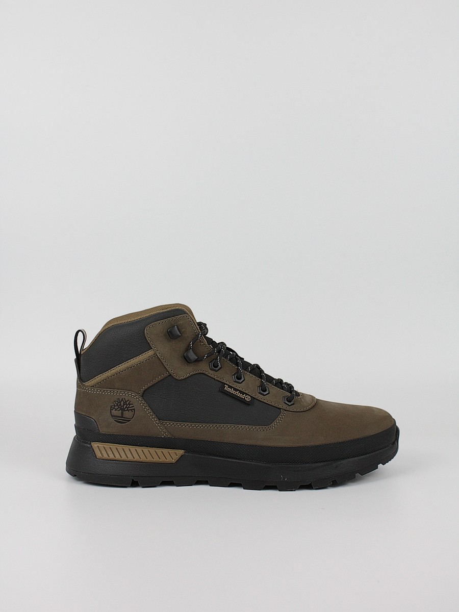 Ανδρικό Μποτάκι Timberland Fltk Mid Lace Sneaker TB0A6DPSA4K Λαδί