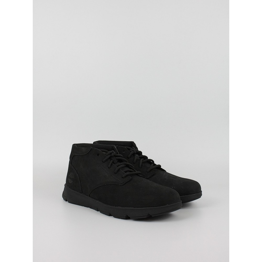 Ανδρικό Μποτάκι Timberland Parker Street Mid Lace Up Sneaker TB0A6C7TEL3 Μαύρο