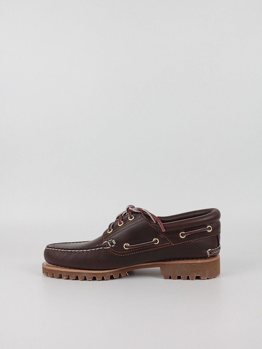 Ανδρικό Timberland Authentic 3-Eye Boat Shoe TB030003214 Καφέ
