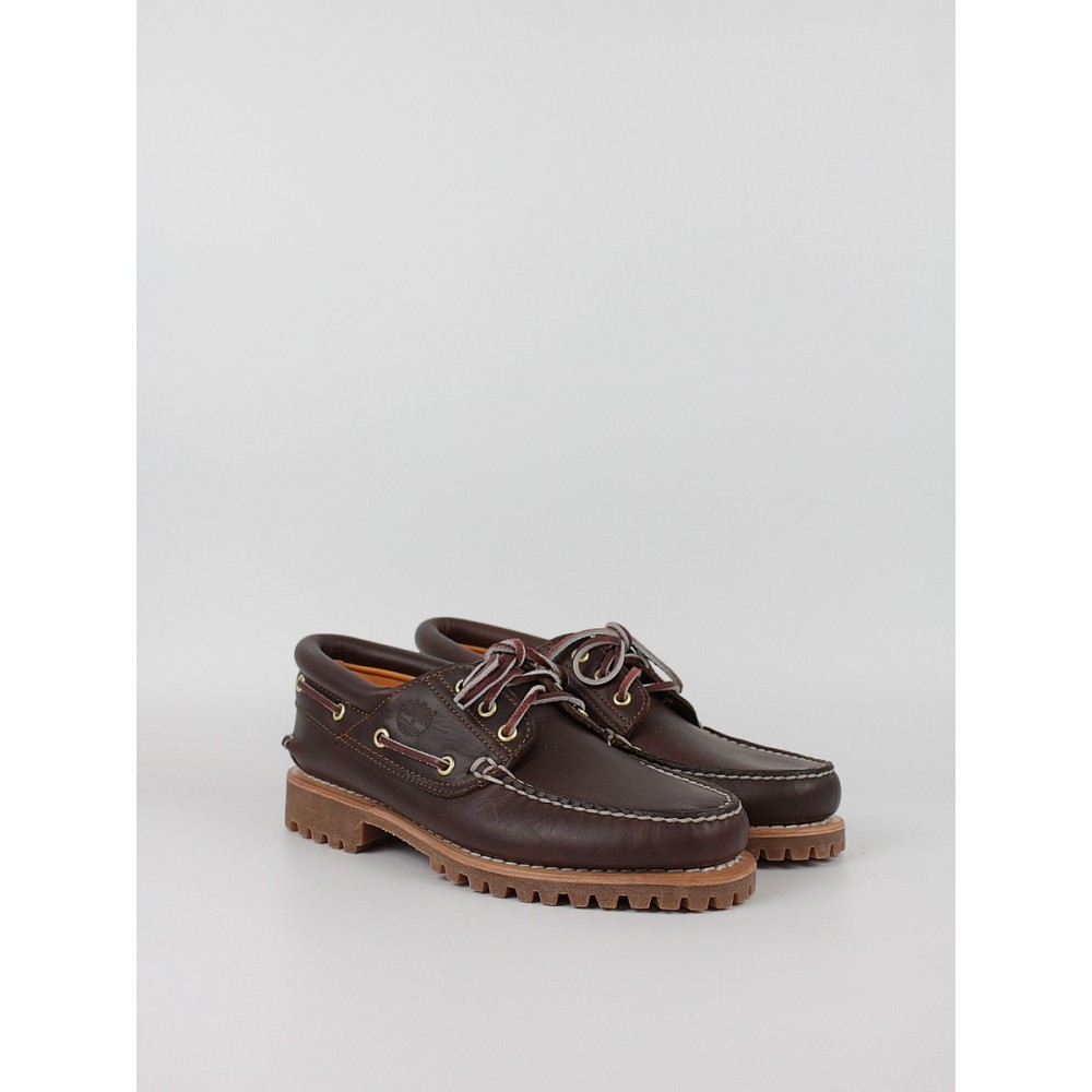 Ανδρικό Timberland Authentic 3-Eye Boat Shoe TB030003214 Καφέ