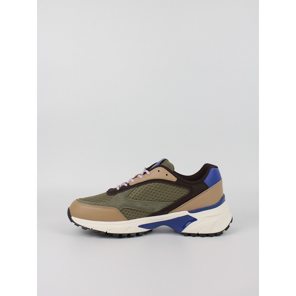 Ανδρικά Sneaker Calvin KLein Hike Runner Mesh Mix YM0YM01379-0IL Χακί