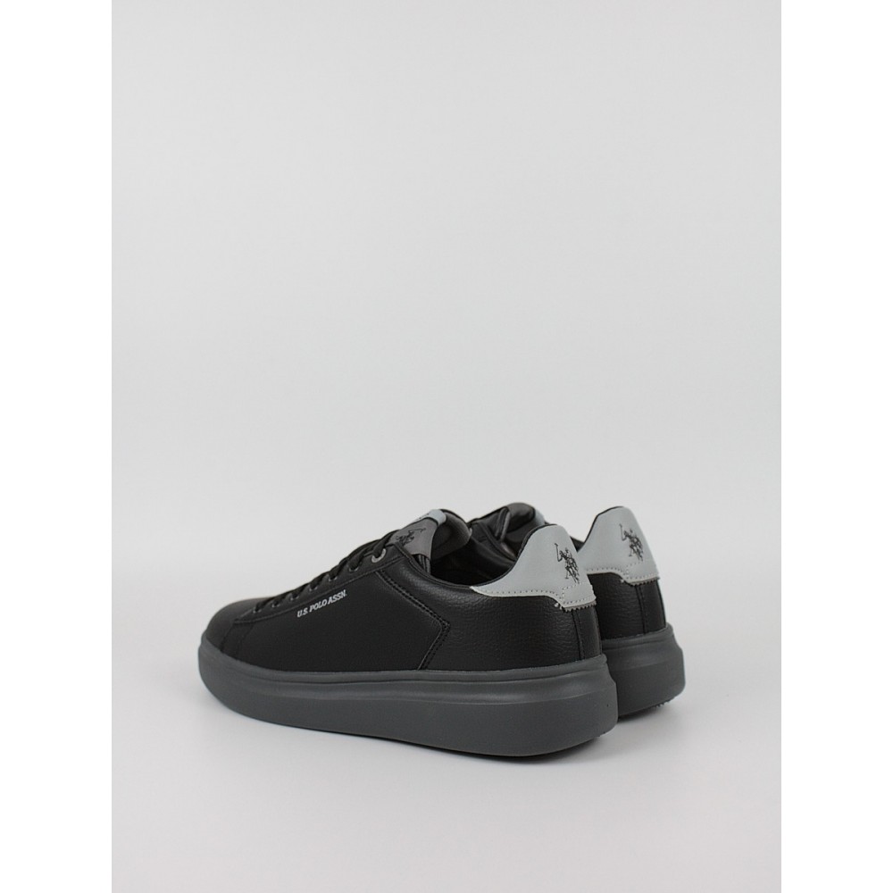 Ανδρικό Sneaker Us Polo Assn CODY013-BLK-LGR02 Μαύρο