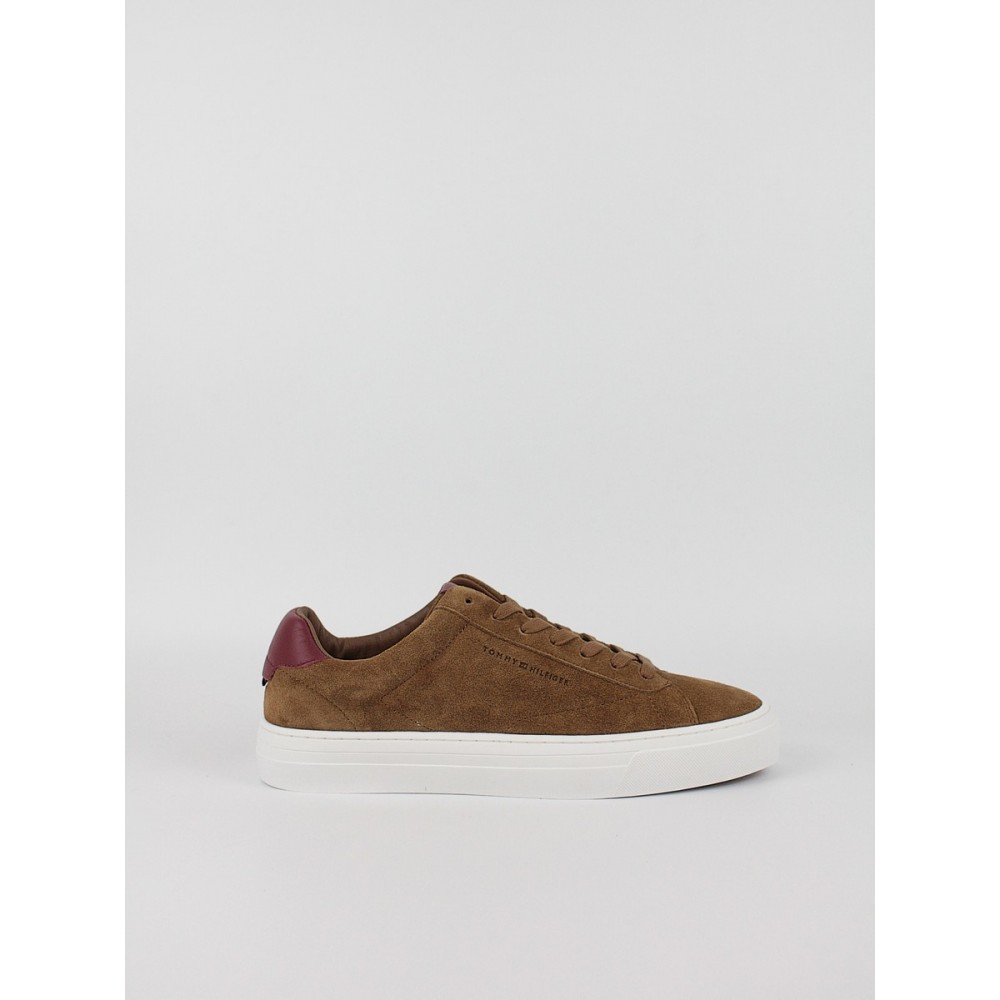 Ανδρικά Sneaker Tommy Hilfiger Premium Dress Cupsole Suede FM0FM05573-GVQ Ταμπά