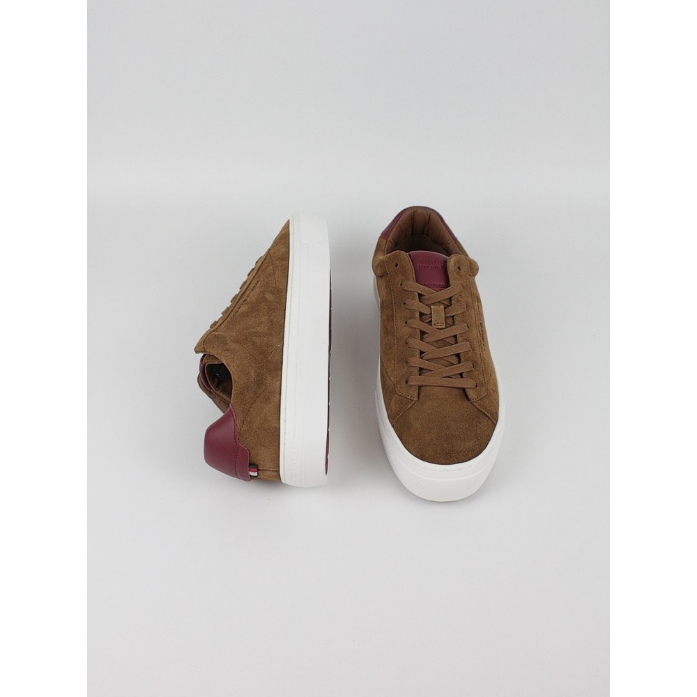 Ανδρικά Sneaker Tommy Hilfiger Premium Dress Cupsole Suede FM0FM05573-GVQ Ταμπά