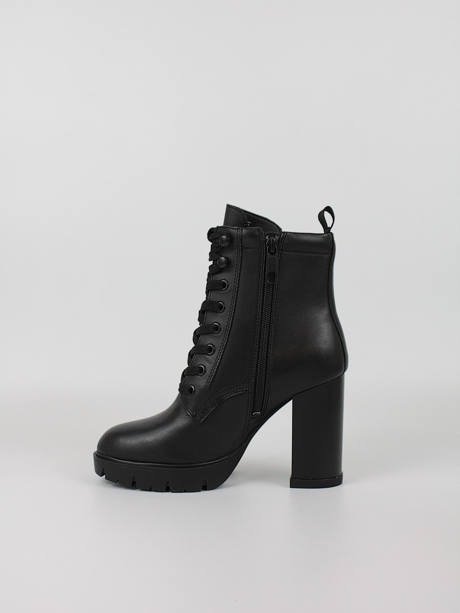 Γυναικεία ΜποτάκιαTommy Hilfiger Tjw Heel Lace Up Boot EN0EN02832-BDS Μαύρο