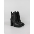 Γυναικεία ΜποτάκιαTommy Hilfiger Tjw Heel Lace Up Boot EN0EN02832-BDS Μαύρο