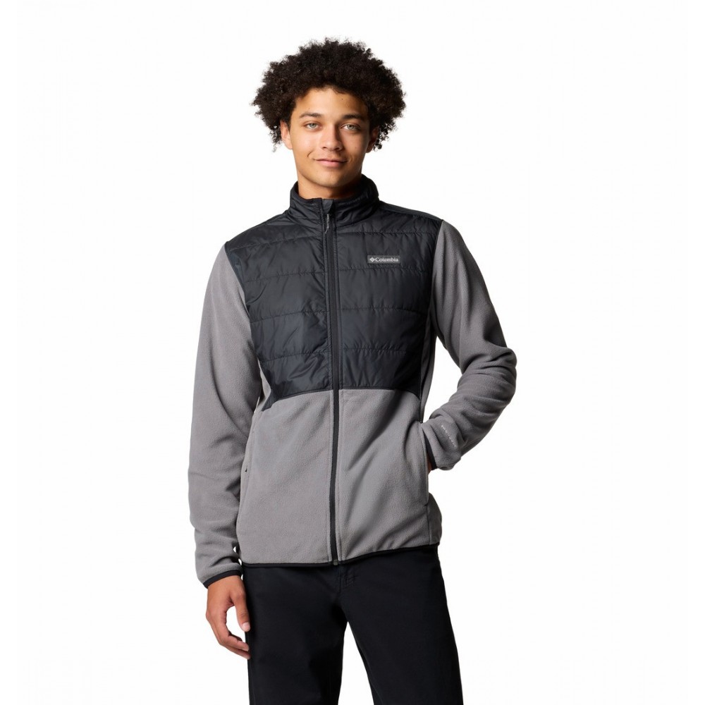 Ανδρική Ζακέτα Columbia Basin Butte™ Full Zip Fleece II 2101761-023 Γκρι