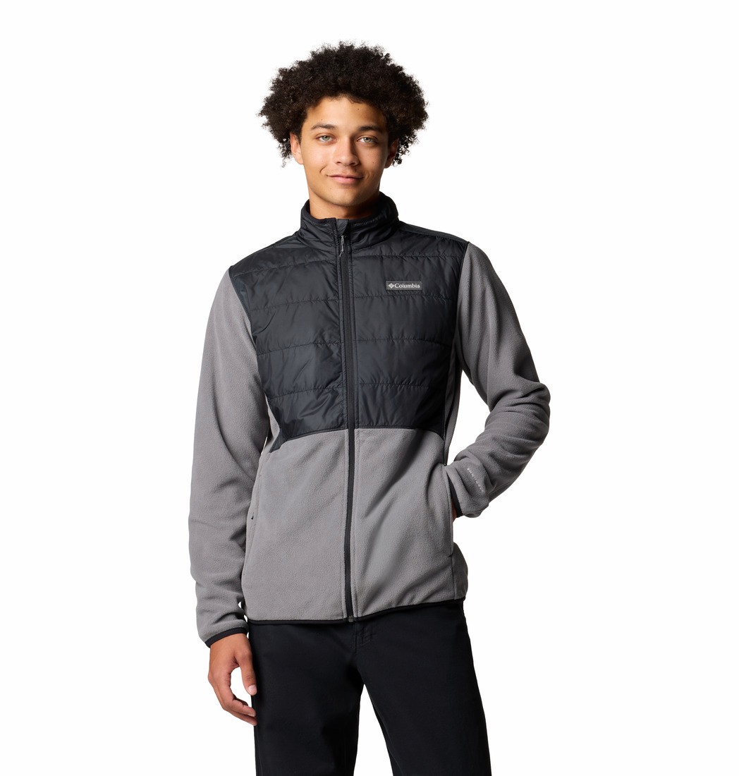 Ανδρική Ζακέτα Columbia Basin Butte™ Full Zip Fleece II 2101761-023 Γκρι