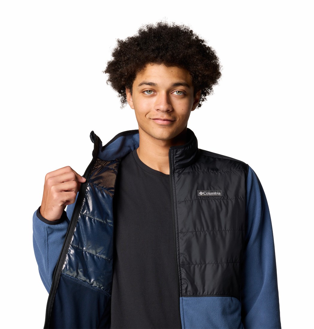 Ανδρική Ζακέτα Columbia Basin Butte™ Full Zip Fleece II 2101761-478 Μπλε