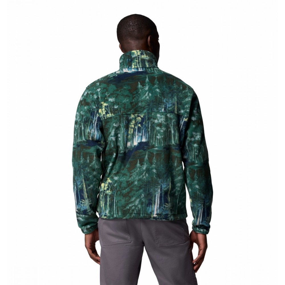 Ανδρική Ζακέτα Columbia Steens Mountain™ Printed Jacket 1478231-375 Πράσινο