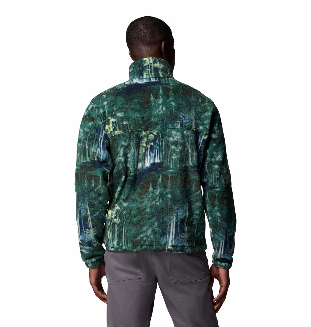 Ανδρική Ζακέτα Columbia Steens Mountain™ Printed Jacket 1478231-375 Πράσινο