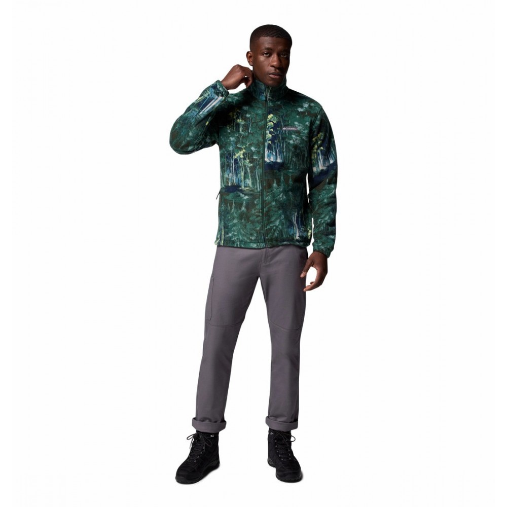 Ανδρική Ζακέτα Columbia Steens Mountain™ Printed Jacket 1478231-375 Πράσινο