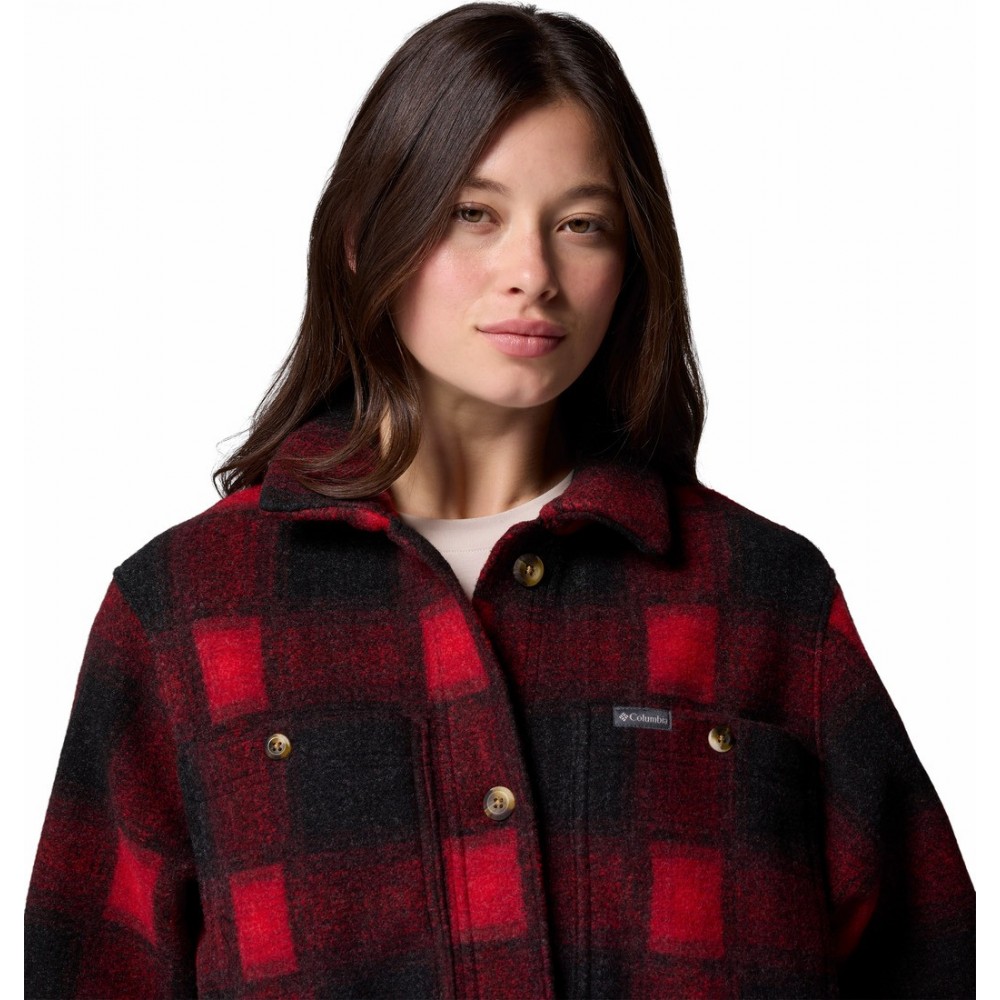 Γυναικεία Ζακέτα Columbia Wildest Venture™ Long Fleece Coat 2136171-613 Κόκκινη Γυναικεία Ζακέτα Columbia Wildest Venture™ Long Fleece Coat 2136171-613 Κόκκινη
