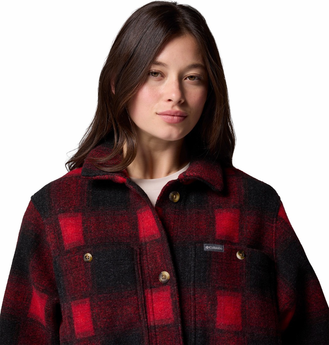 Γυναικεία Ζακέτα Columbia Wildest Venture™ Long Fleece Coat 2136171-613 Κόκκινη Γυναικεία Ζακέτα Columbia Wildest Venture™ Long Fleece Coat 2136171-613 Κόκκινη