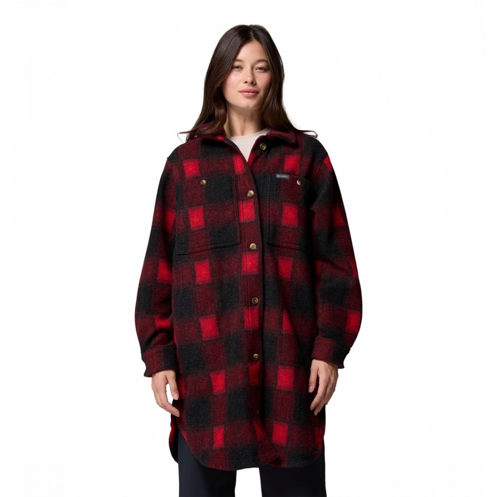 Γυναικεία Ζακέτα Columbia Wildest Venture™ Long Fleece Coat 2136171-613 Κόκκινη Γυναικεία Ζακέτα Columbia Wildest Venture™ Long Fleece Coat 2136171-613 Κόκκινη