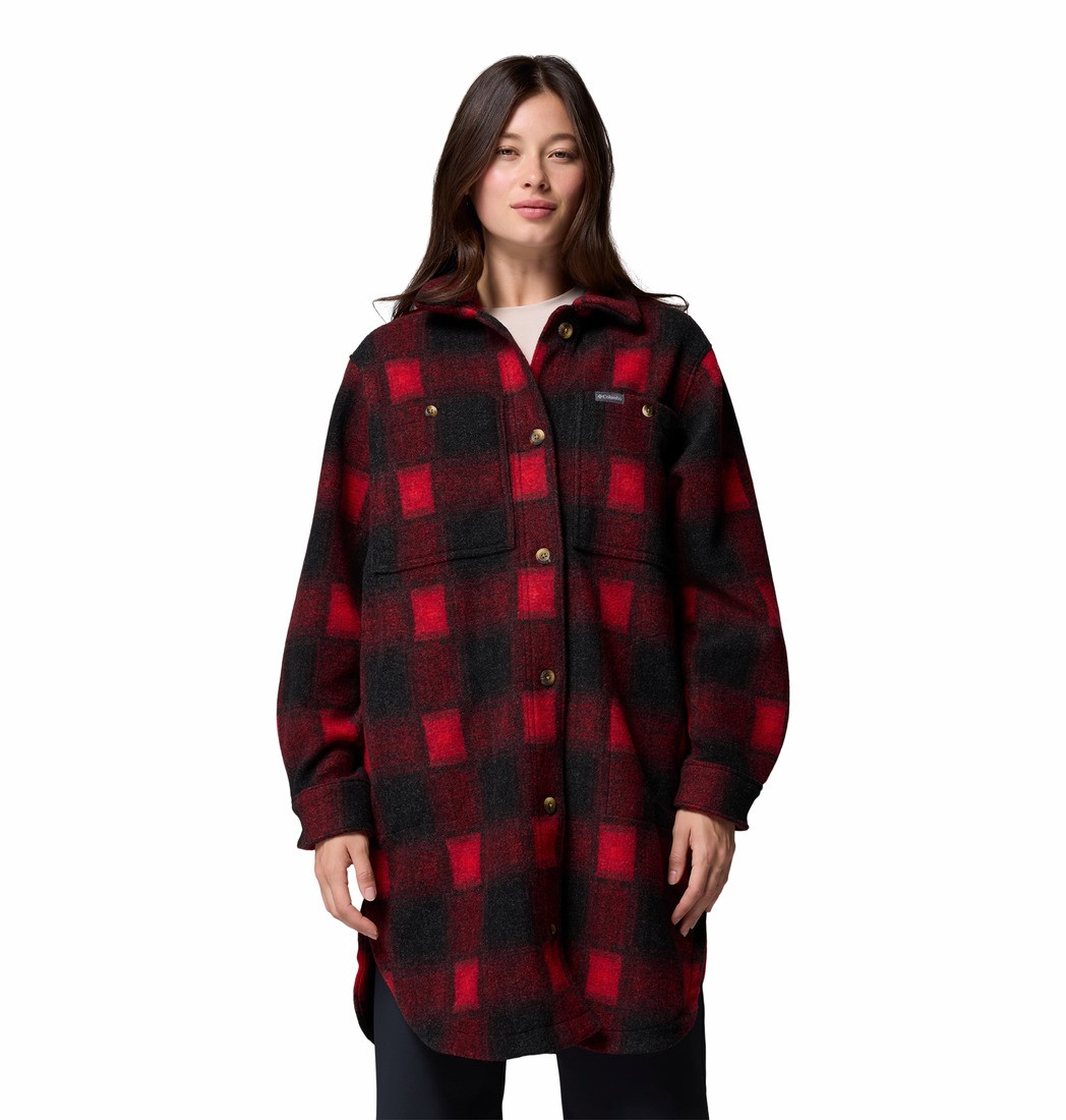 Γυναικεία Ζακέτα Columbia Wildest Venture™ Long Fleece Coat 2136171-613 Κόκκινη Γυναικεία Ζακέτα Columbia Wildest Venture™ Long Fleece Coat 2136171-613 Κόκκινη