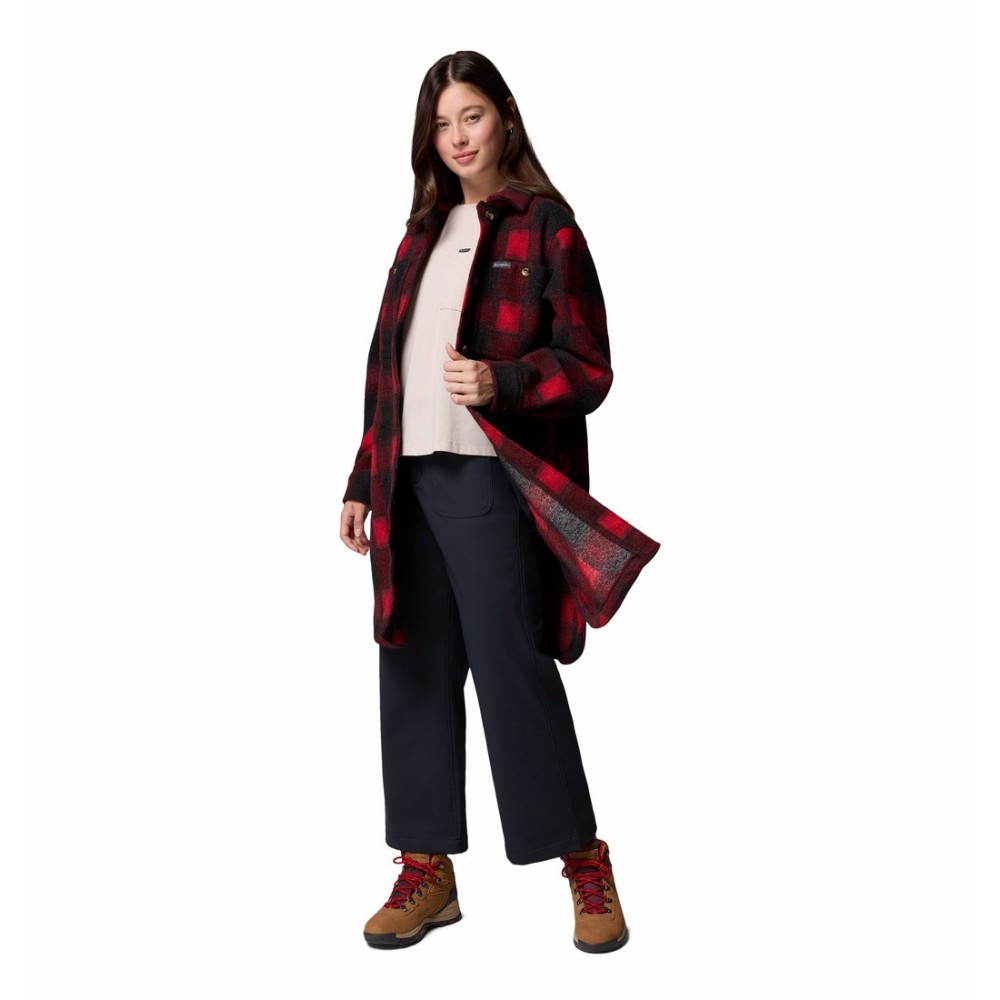 Γυναικεία Ζακέτα Columbia Wildest Venture™ Long Fleece Coat 2136171-613 Κόκκινη Γυναικεία Ζακέτα Columbia Wildest Venture™ Long Fleece Coat 2136171-613 Κόκκινη