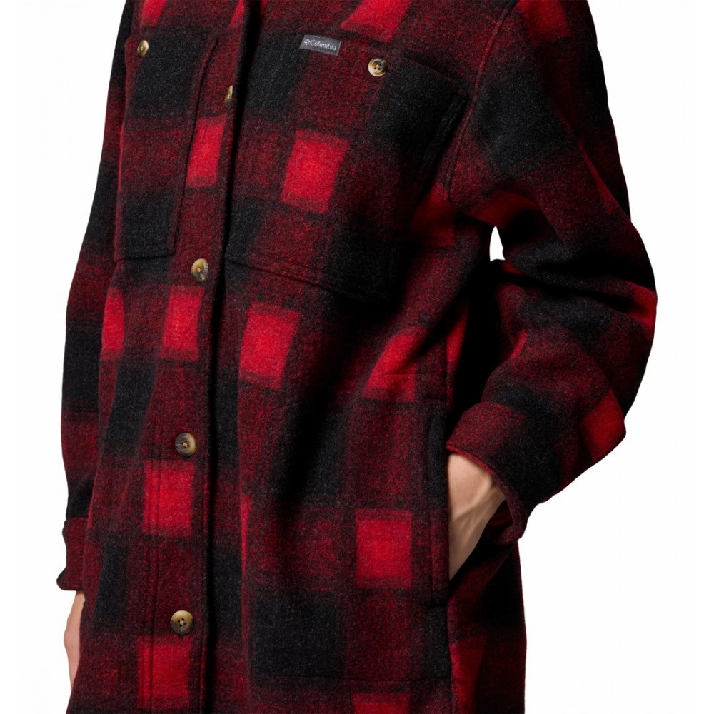 Γυναικεία Ζακέτα Columbia Wildest Venture™ Long Fleece Coat 2136171-613 Κόκκινη Γυναικεία Ζακέτα Columbia Wildest Venture™ Long Fleece Coat 2136171-613 Κόκκινη