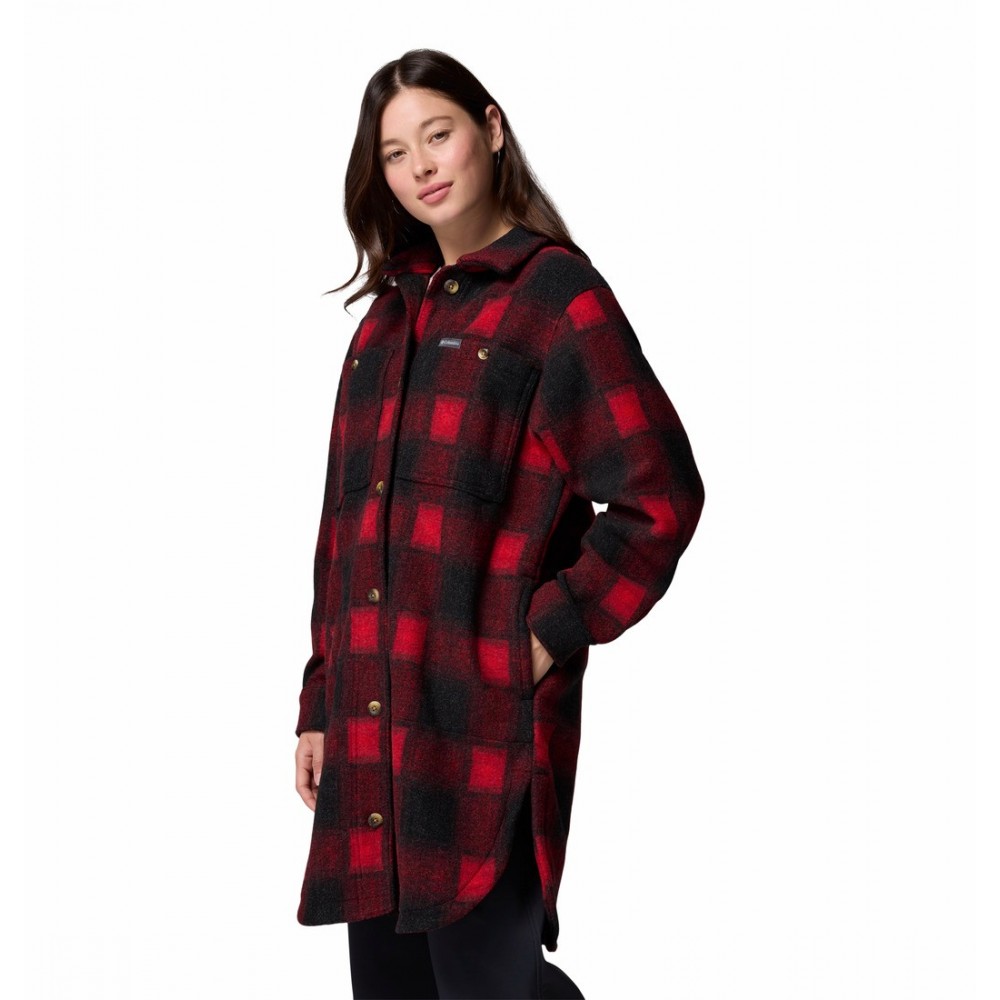 Γυναικεία Ζακέτα Columbia Wildest Venture™ Long Fleece Coat 2136171-613 Κόκκινη Γυναικεία Ζακέτα Columbia Wildest Venture™ Long Fleece Coat 2136171-613 Κόκκινη