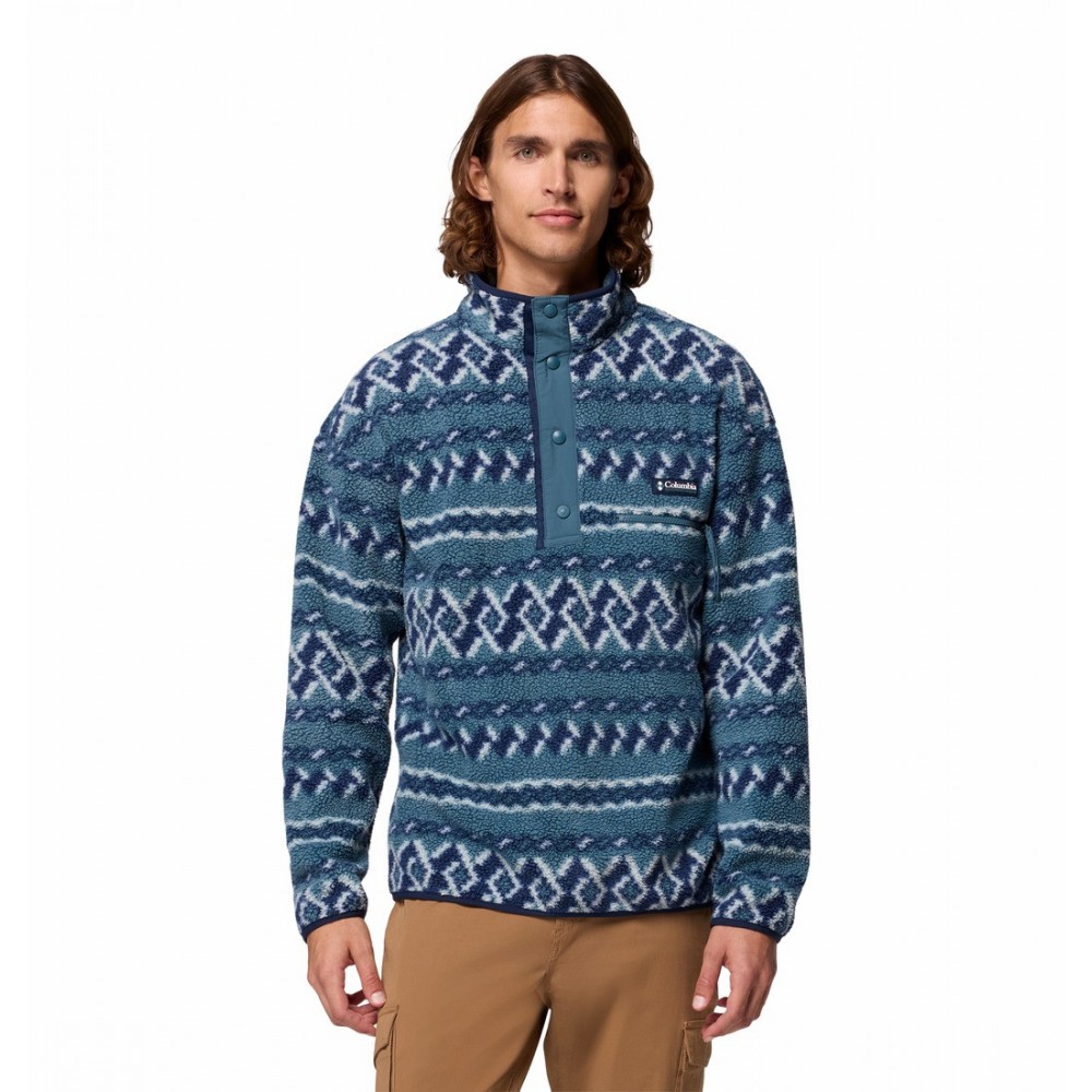 Ανδρική Μπλούζα Columbia Helvetia™ II Printed Half Snap Fleece 2098461-429 Μπλε Ανδρική Μπλούζα Columbia Helvetia™ II Printed Half Snap Fleece 2098461-429 Μπλε