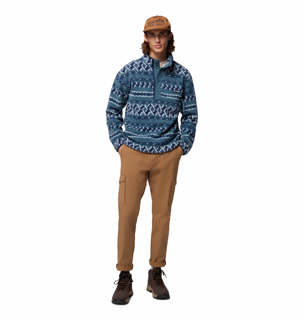 Ανδρική Μπλούζα Columbia Helvetia™ II Printed Half Snap Fleece 2098461-429 Μπλε Ανδρική Μπλούζα Columbia Helvetia™ II Printed Half Snap Fleece 2098461-429 Μπλε