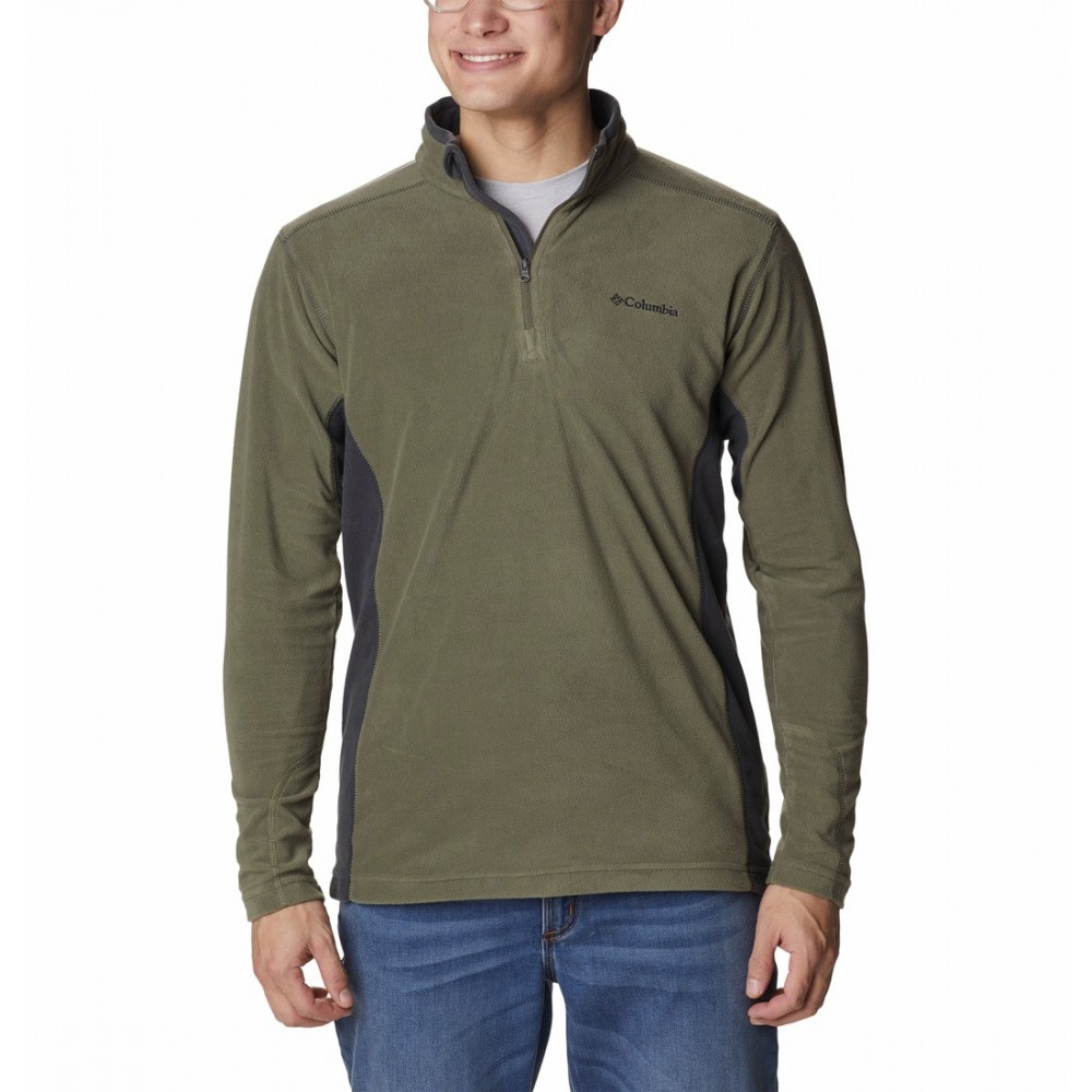 Ανδρική Μπλούζα Columbia Klamath Range™ II Half Zip Fleece EM6503-397 Χακί Ανδρική Μπλούζα Columbia Klamath Range™ II Half Zip Fleece EM6503-397 Χακί