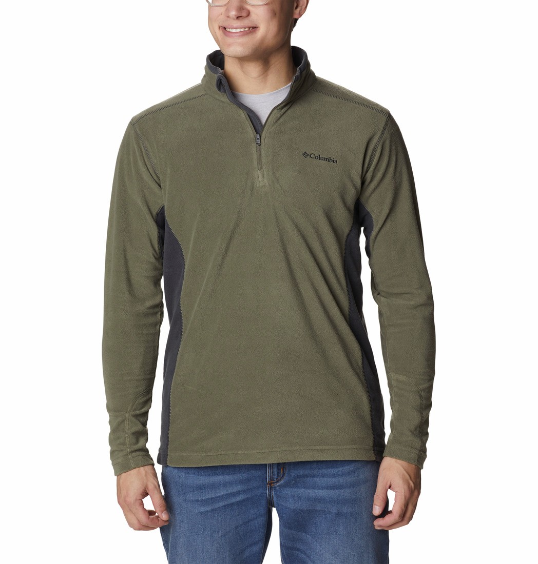 Ανδρική Μπλούζα Columbia Klamath Range™ II Half Zip Fleece EM6503-397 Χακί