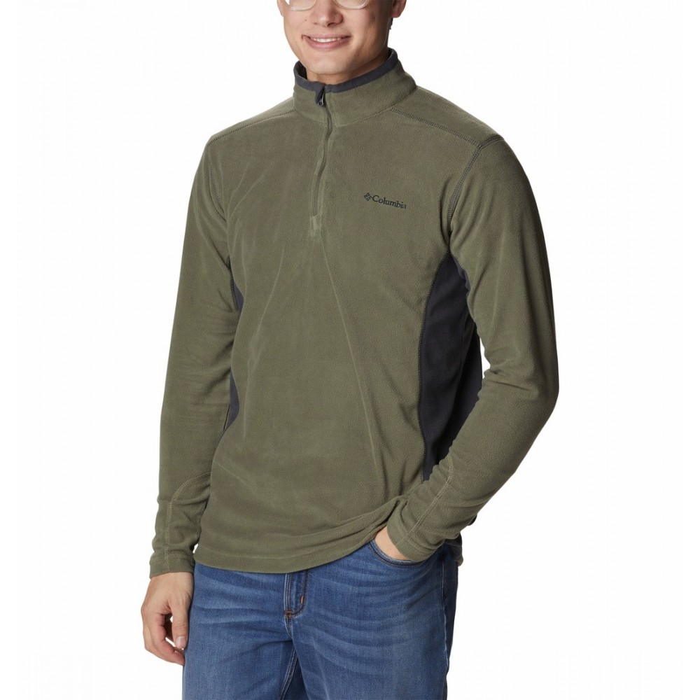 Ανδρική Μπλούζα Columbia Klamath Range™ II Half Zip Fleece EM6503-397 Χακί Ανδρική Μπλούζα Columbia Klamath Range™ II Half Zip Fleece EM6503-397 Χακί
