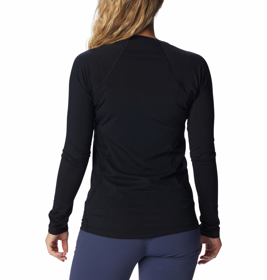 Γυναικεία Ισοθερμική Μπλούζα Columbia Midweight Stretch Long Sleeve Top Baselayer AL6763-011 Μαύρο