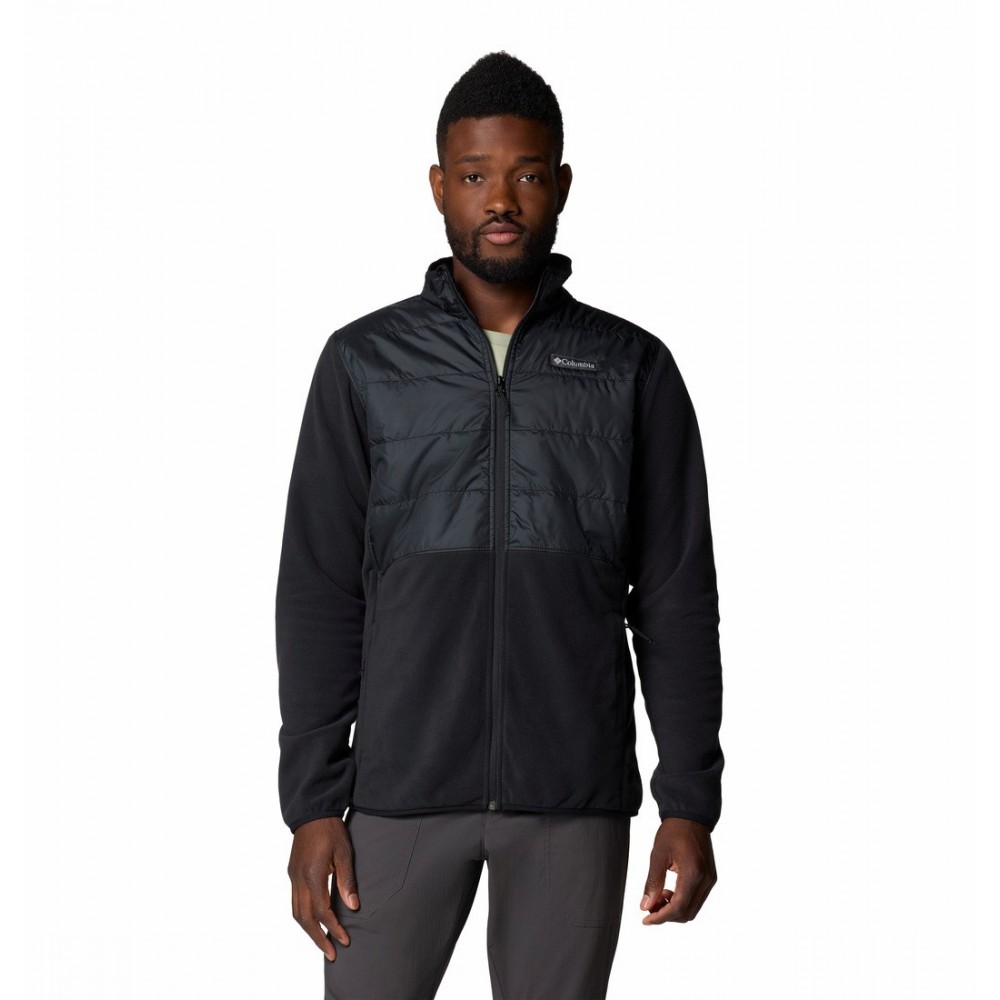 Ανδρική Ζακέτα Columbia Basin Butte™ Full Zip Fleece II 2101761-010 Μαύρο