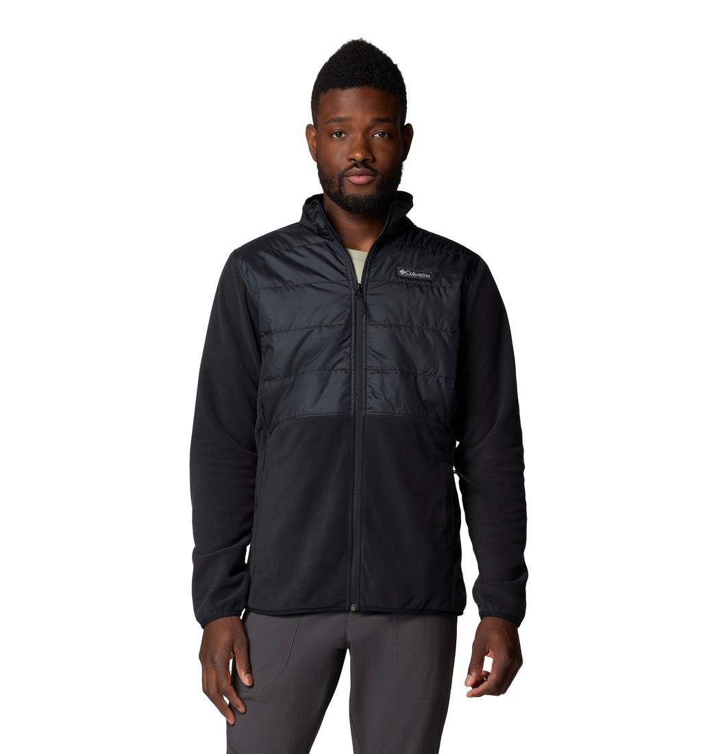 Ανδρική Ζακέτα Columbia Basin Butte™ Full Zip Fleece II 2101761-010 Μαύρο