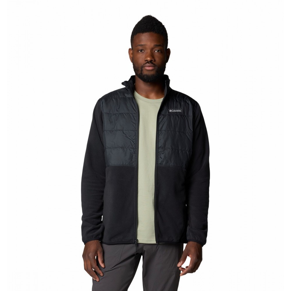 Ανδρική Ζακέτα Columbia Basin Butte™ Full Zip Fleece II 2101761-010 Μαύρο