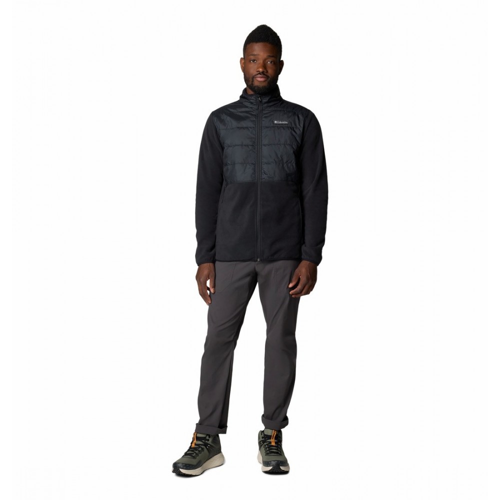 Ανδρική Ζακέτα Columbia Basin Butte™ Full Zip Fleece II 2101761-010 Μαύρο