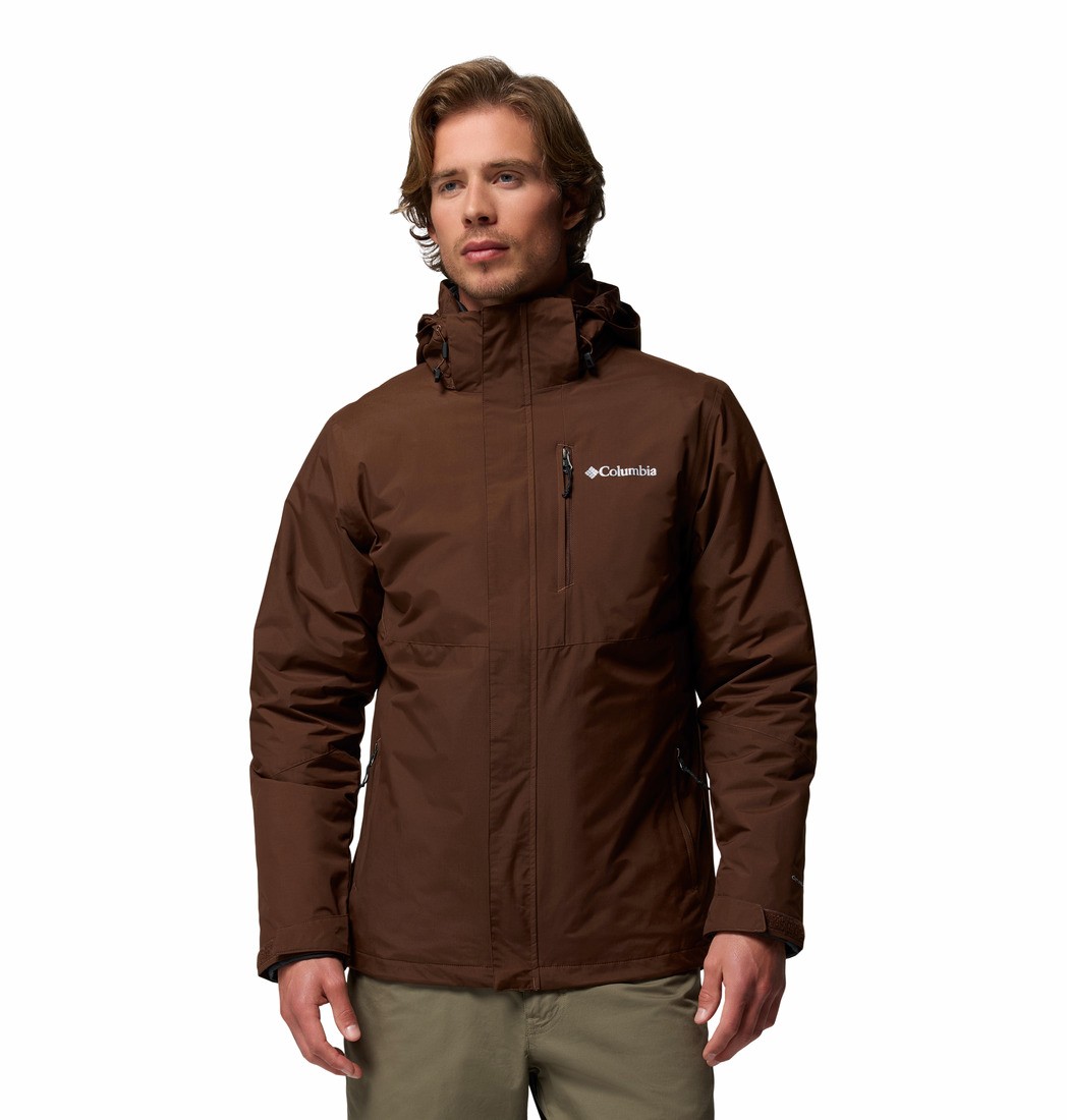 Ανδρικό Μπουφάν Columbia Element Blocker™ III Interchange Jacket 2090122-256 Καφέ