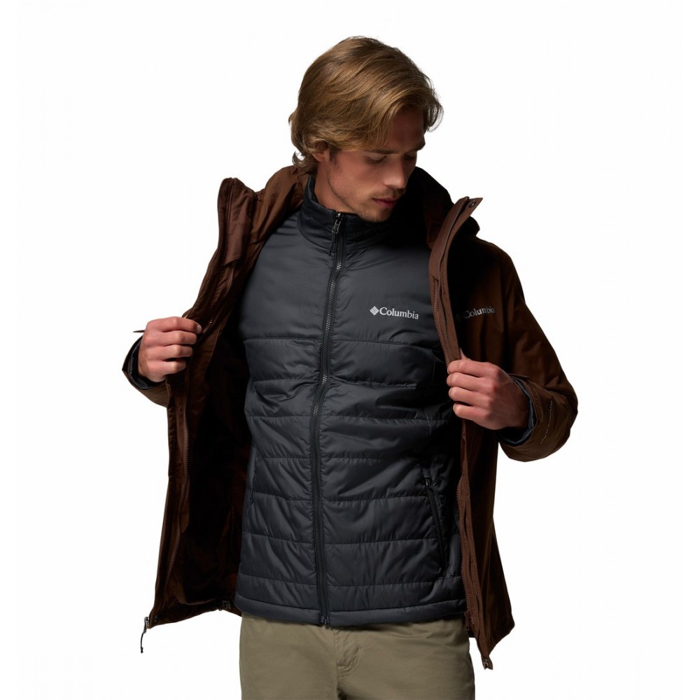 Ανδρικό Μπουφάν Columbia Element Blocker™ III Interchange Jacket 2090122-256 Καφέ Ανδρικό Μπουφάν Columbia Element Blocker™ III Interchange Jacket 2090122-256 Καφέ