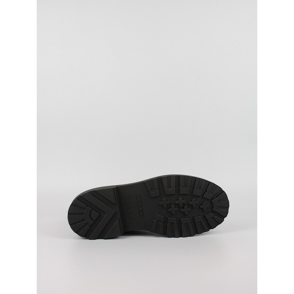 Ανδρικά Μποτάκια Tommy Hilfiger Tjm Lace Up Rubberized EN0EN01628-BDS Μαύρο