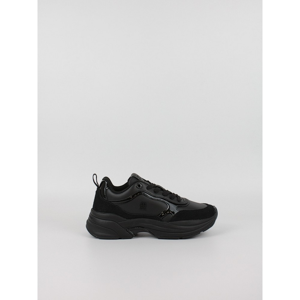 Γυναικεία Sneaker Tommy HilfigerTh Runner Patent FW0FW08840-BDS Μαύρο Γυναικεία Sneaker Tommy HilfigerTh Runner Patent FW0FW08840-BDS Μαύρο