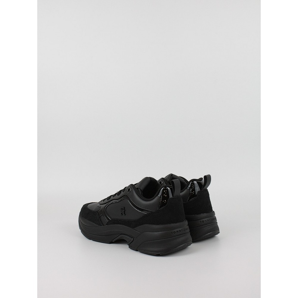Γυναικεία Sneaker Tommy HilfigerTh Runner Patent FW0FW08840-BDS Μαύρο Γυναικεία Sneaker Tommy HilfigerTh Runner Patent FW0FW08840-BDS Μαύρο