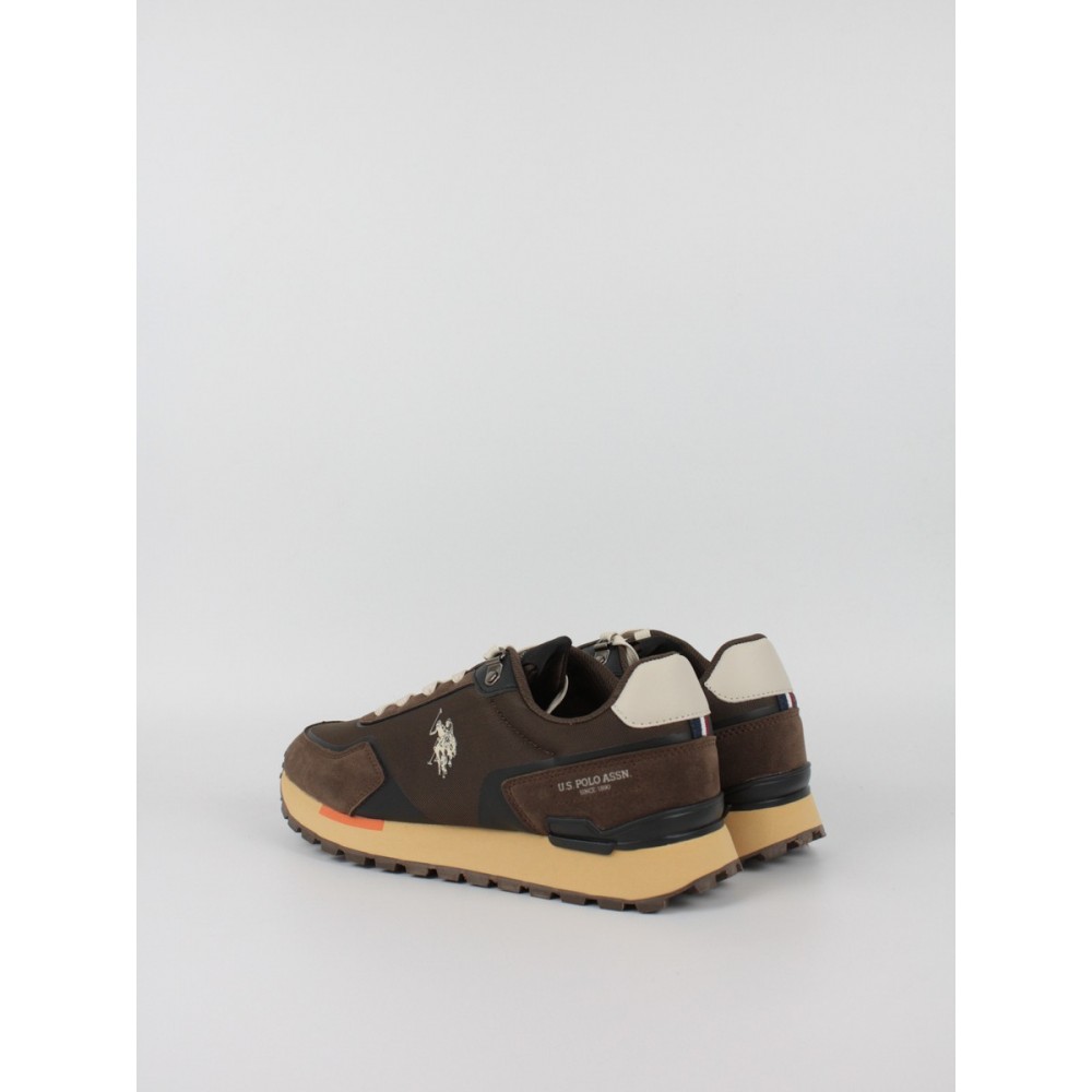 Men\'s Sneaker Us Polo Assn ARON009-DBR003 Brown