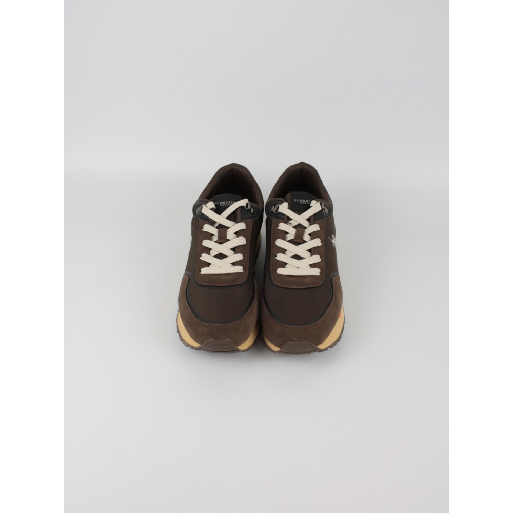 Men\'s Sneaker Us Polo Assn ARON009-DBR003 Brown