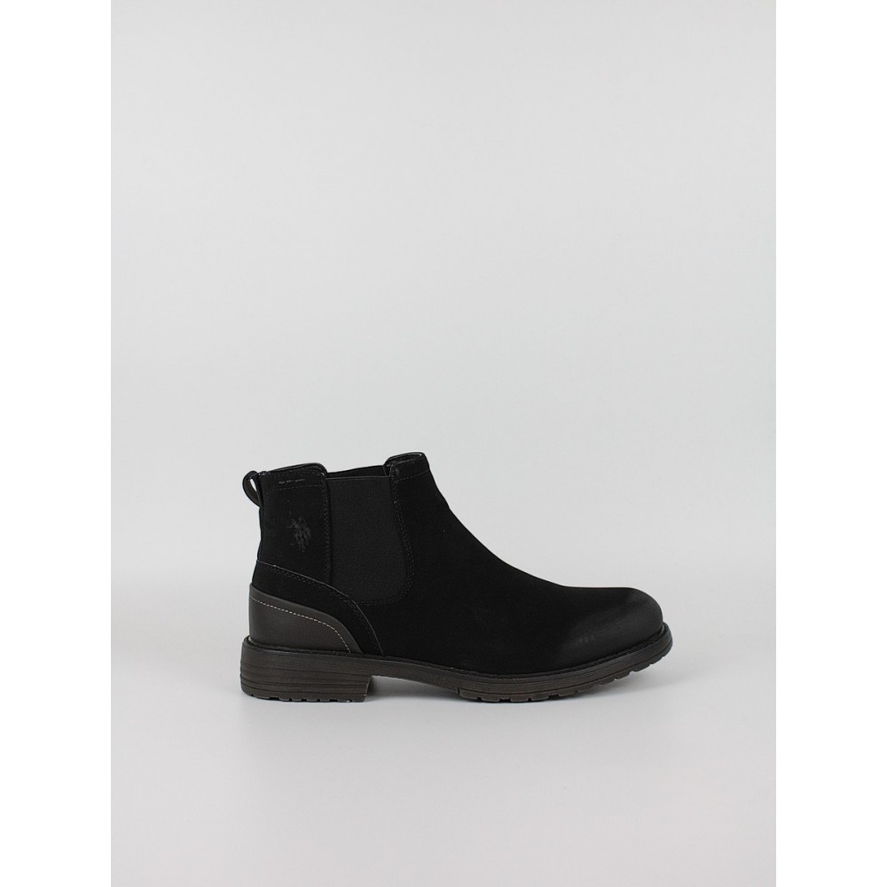 Ανδρικό Μποτάκι Us Polo Assn SERGE002-BLK Μαύρο Ανδρικό Μποτάκι Us Polo Assn SERGE002-BLK Μαύρο