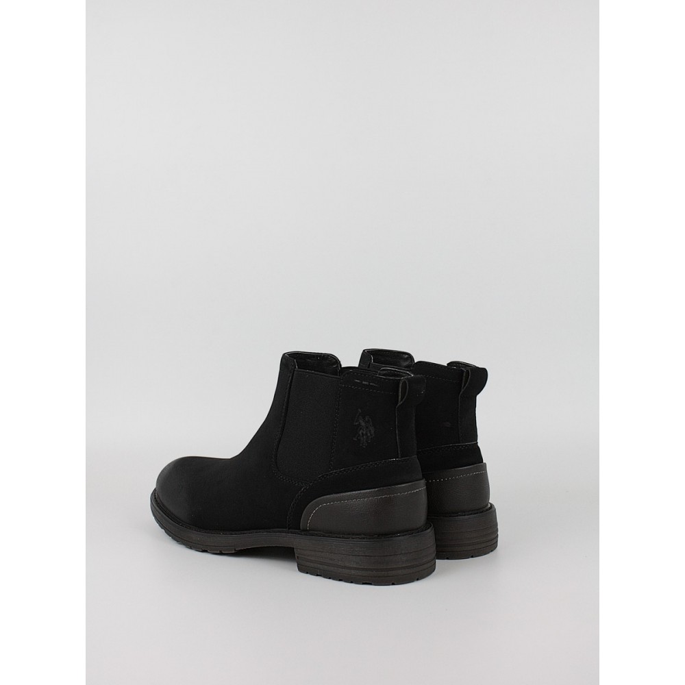 Ανδρικό Μποτάκι Us Polo Assn SERGE002-BLK Μαύρο Ανδρικό Μποτάκι Us Polo Assn SERGE002-BLK Μαύρο