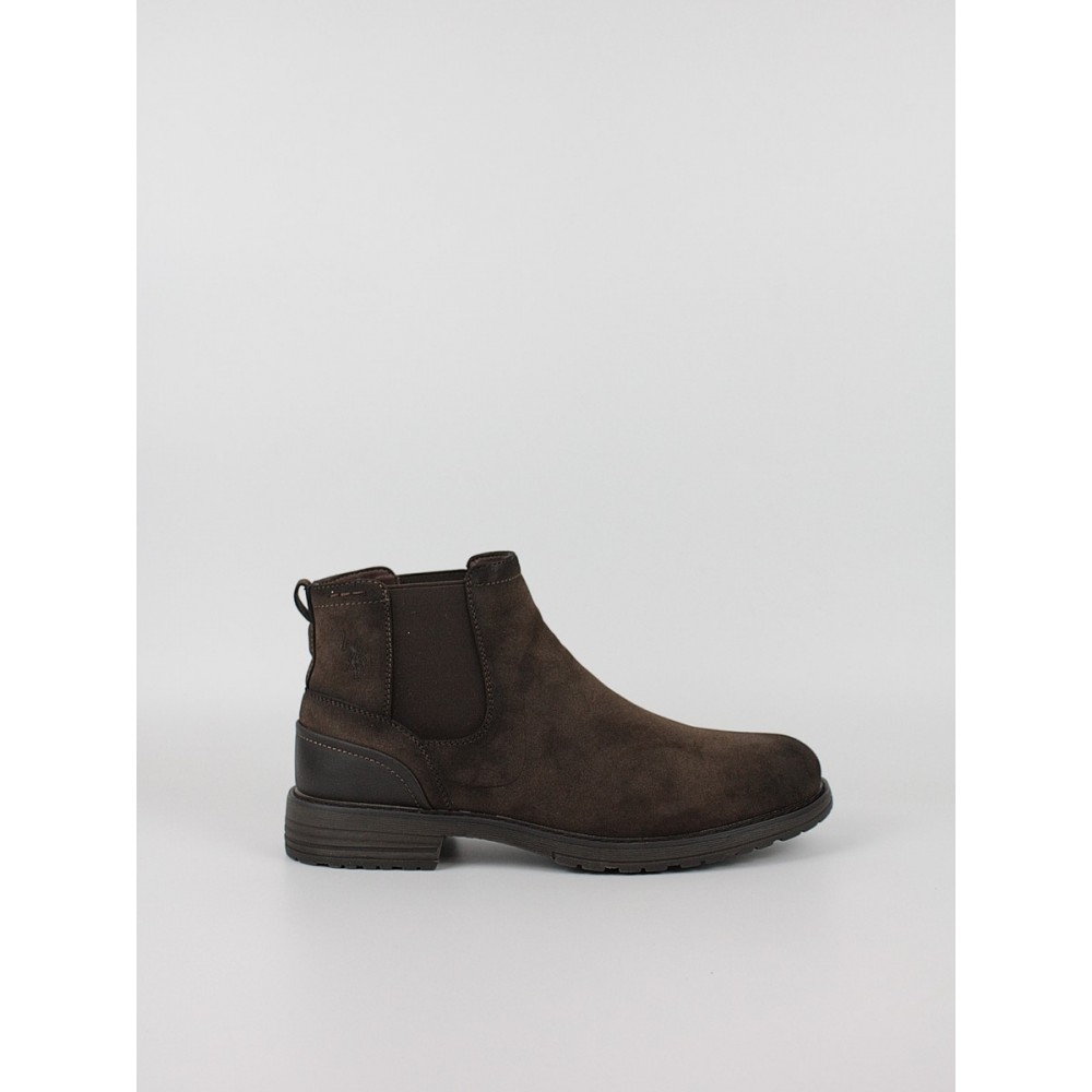 Ανδρικό Μποτάκι Us Polo Assn SERGE002-DBR003 Καφέ Ανδρικό Μποτάκι Us Polo Assn SERGE002-DBR003 Καφέ