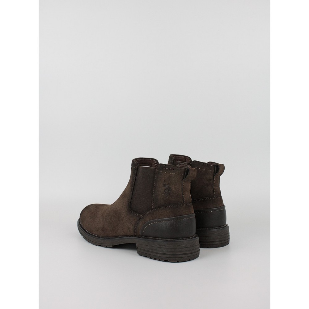 Ανδρικό Μποτάκι Us Polo Assn SERGE002-DBR003 Καφέ Ανδρικό Μποτάκι Us Polo Assn SERGE002-DBR003 Καφέ