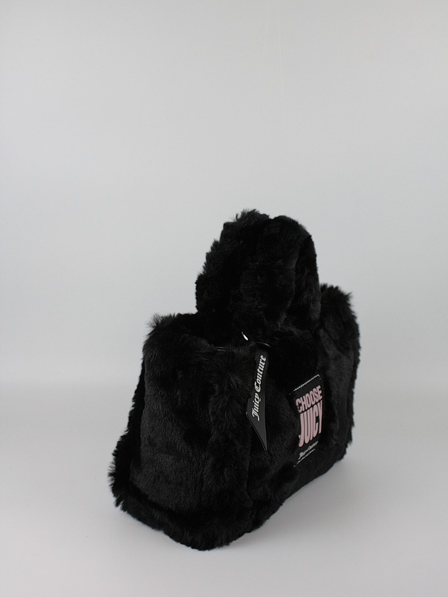 Γυναικεία Τσάντα Juicy Couture Iris Fur M. Shopping BIJ3J8956WZC000 Μαύρη