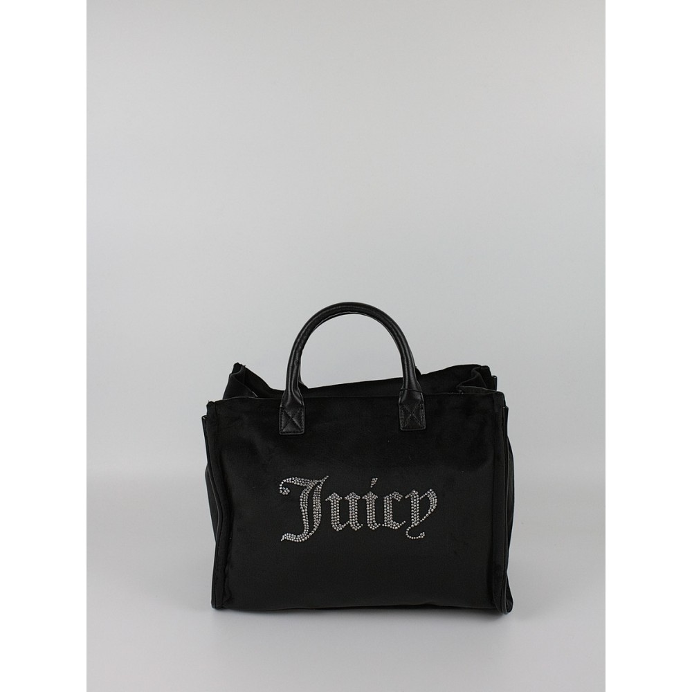 Γυναικεία Τσάντα Juicy Couture Iris Velvet R. M. Shoppin BIJ3J8944WZC000 Μαύρη Γυναικεία Τσάντα Juicy Couture Iris Velvet R. M. Shoppin BIJ3J8944WZC000 Μαύρη