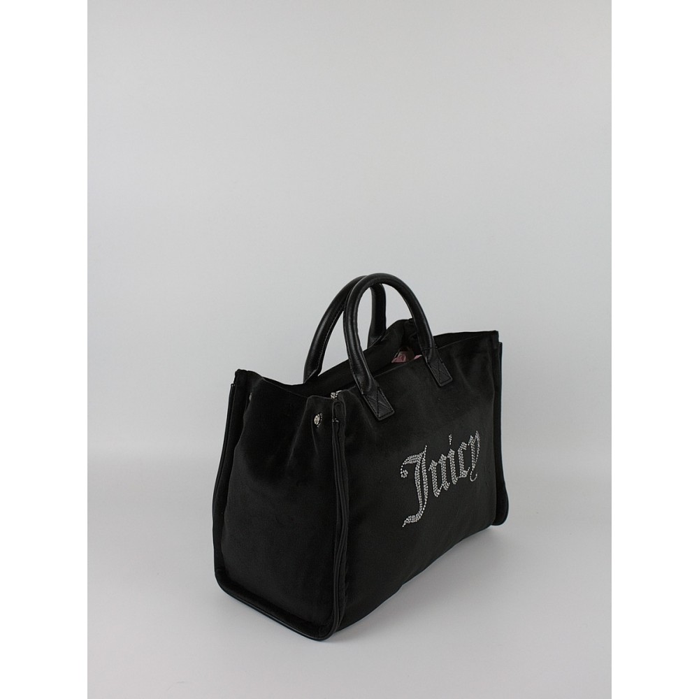 Γυναικεία Τσάντα Juicy Couture Iris Velvet R. M. Shoppin BIJ3J8944WZC000 Μαύρη Γυναικεία Τσάντα Juicy Couture Iris Velvet R. M. Shoppin BIJ3J8944WZC000 Μαύρη