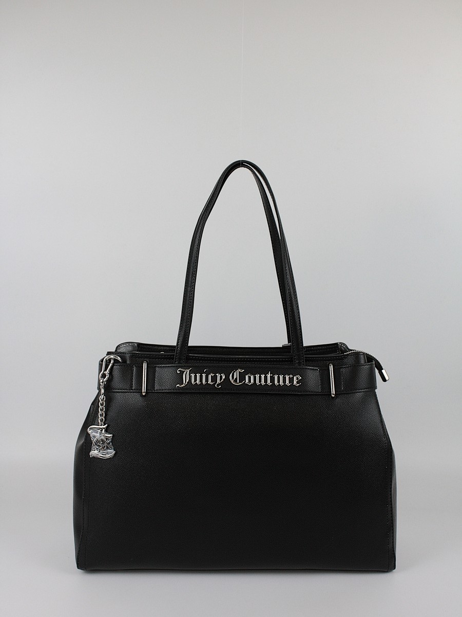Γυναικεία Τσάντα Juicy Couture Jasmine Large Double Handle BIJ3J8959WVP000 Μαύρη