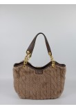 Γυναικεία Τσάντα Juicy Couture Angel Fur M. Double BIJ3J8998WZCA77 Καφέ